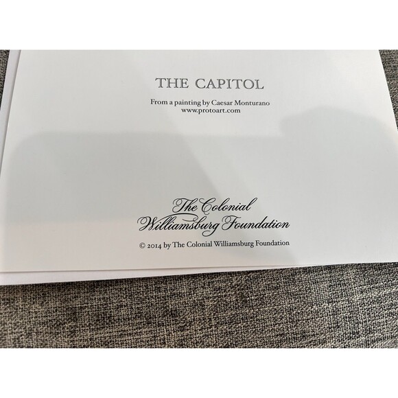 Colonial Williamsburg Blank Greeting Cards 4 Designs With Envelopes - Picture 3 of 3